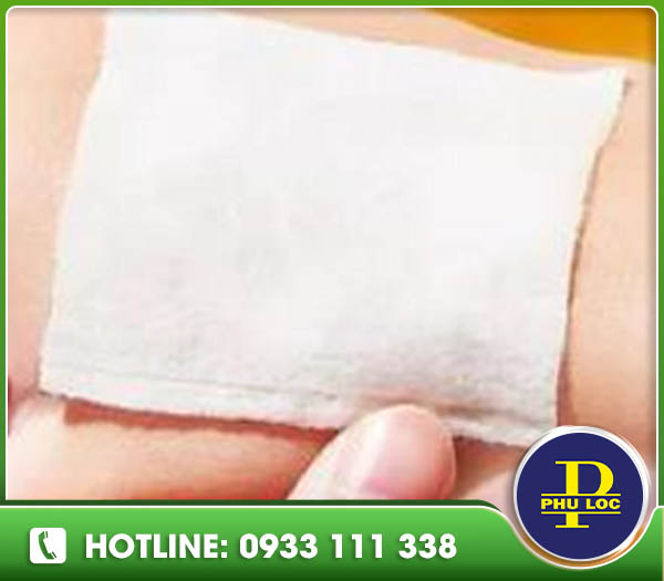 Sản xuất bông tẩy trang